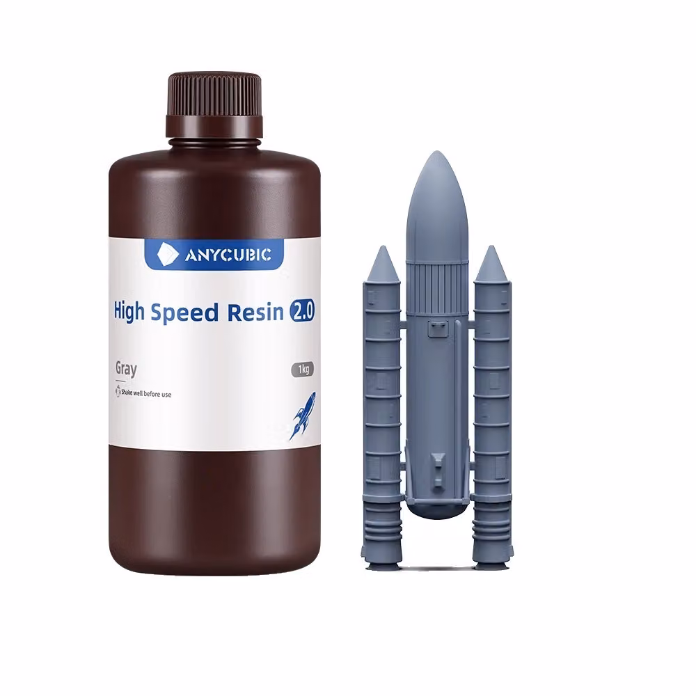 Resina ad alta velocità, tempo di indurimento rapido, elevata resistenza e durata, 2,0 Grigio 1KG