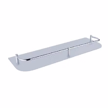 Nimco Ricambi - Vetro con bordino, lunghezza 400 mm, vetro opaco/cromo 1091AX-40-26