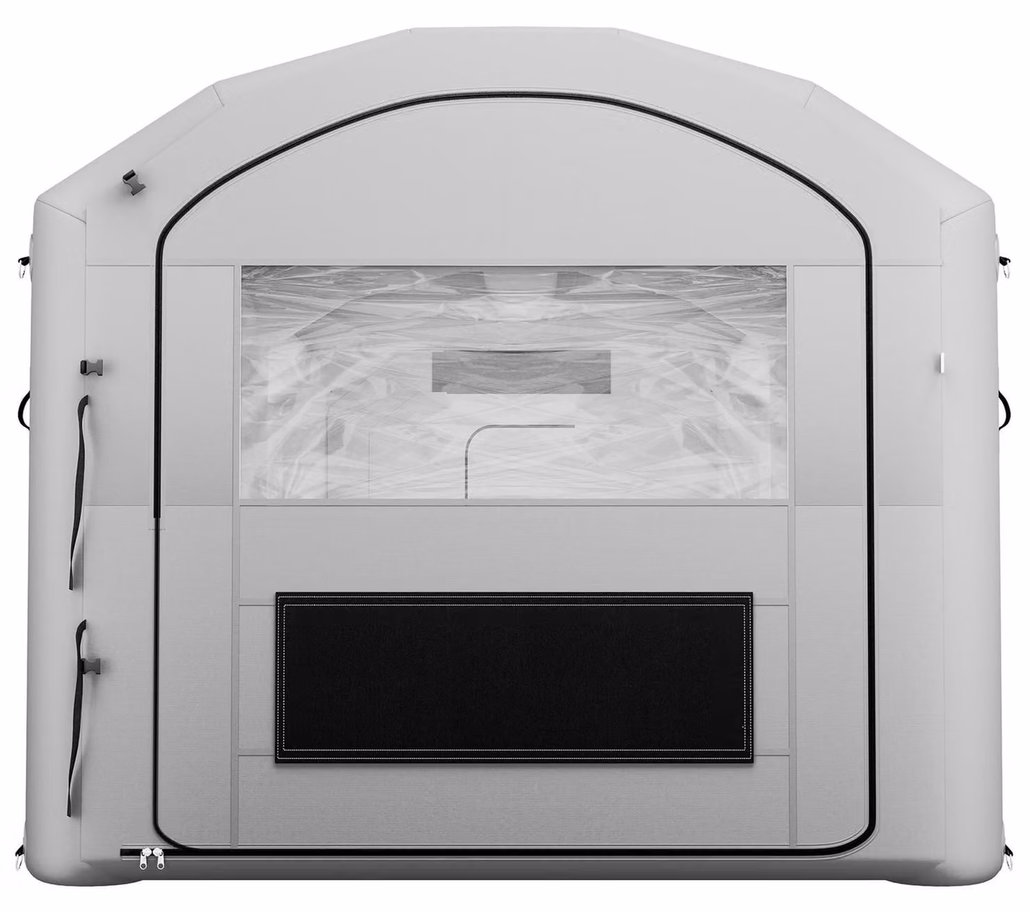 Cabina di verniciatura gonfiabile, dimensioni 6 x 3 x 2,5 metri, cabina di verniciatura portatile con soffianti da 550W+750W e grande filtro in cotone, tenda gonfiabile a forma di arco per la verniciatura di ATV, motocicli e mobili di medie dimensioni, co