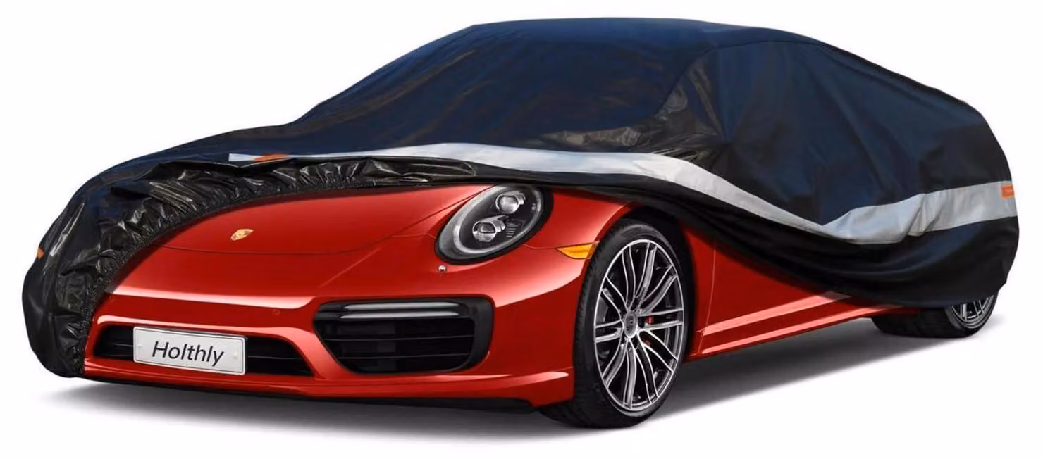 Copertura per auto, 10 strati, impermeabile e traspirante, per Porsche 911 (1964-2012), colore nero
