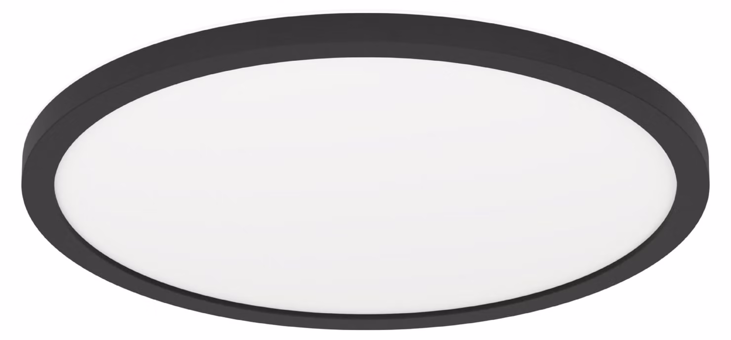 EGLO MINERARIO, 1 lampadina, LED, 3000 K, 3200 lm, IP54, nero, bianco