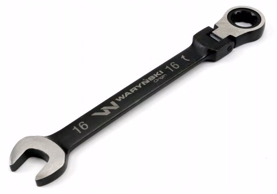 Chiave combinata a cricchetto con giunto, Waryński WMK081, 16 mm