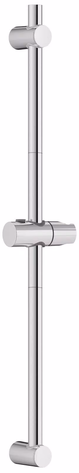 Asta per doccia in acciaio inossidabile, cromata, regolabile, lunghezza 90 cm