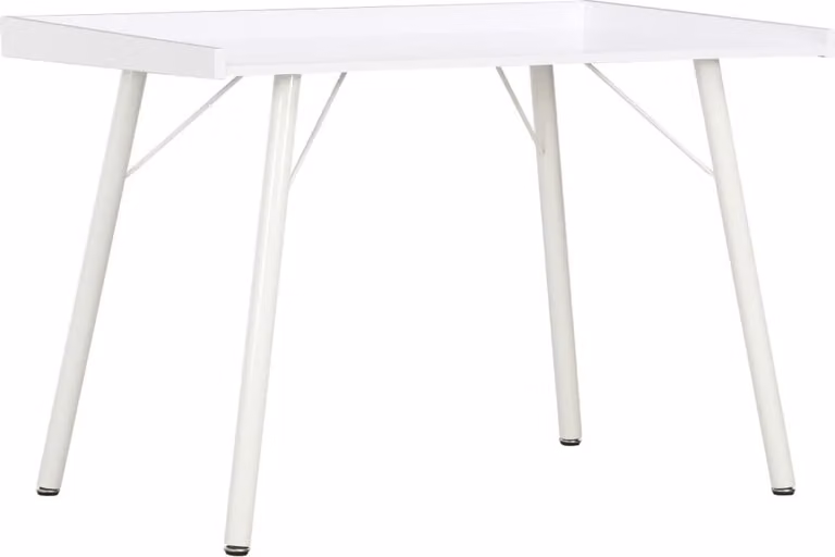 Maison Exclusive - Scrivania bianca 90×50×79 cm