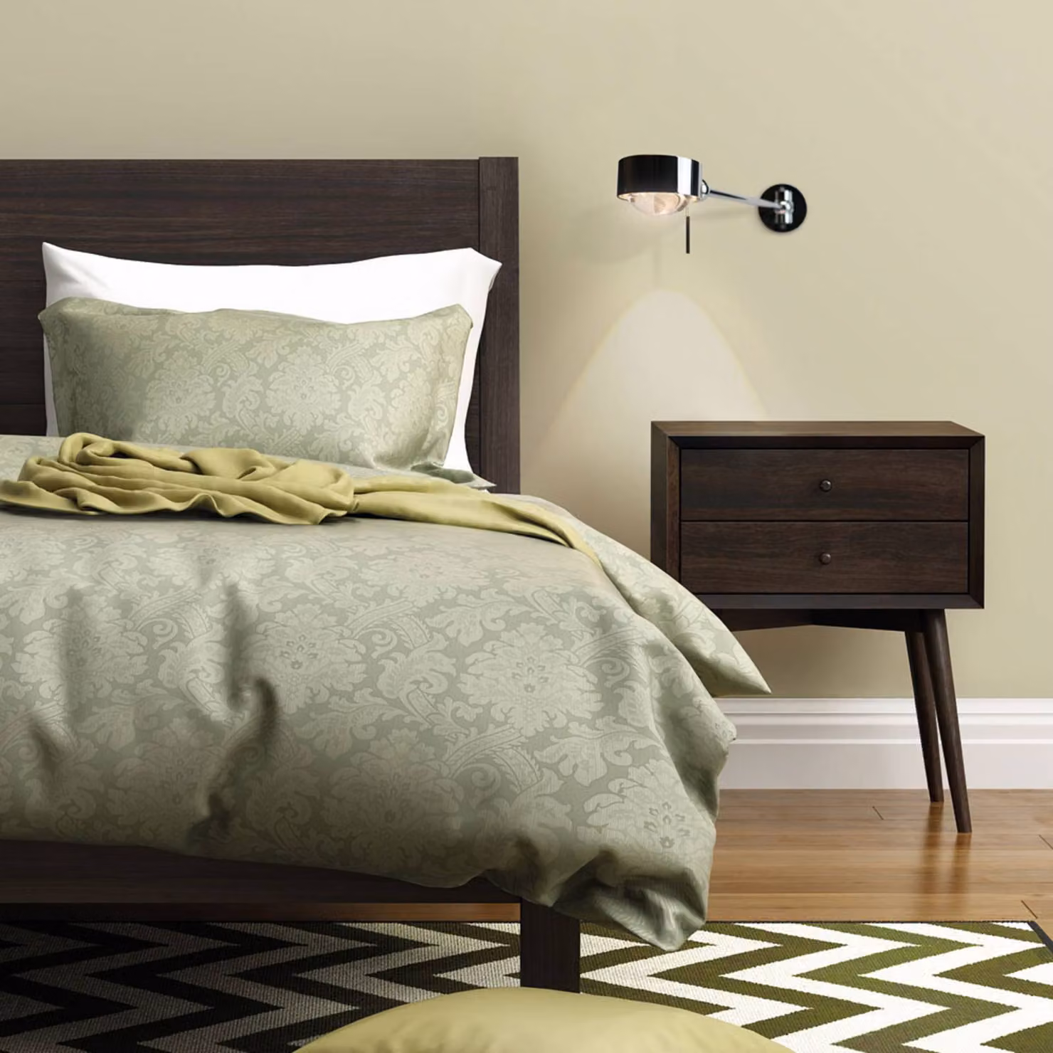 Top Light Applique da parete Puk, dimmerabile, Alluminio / Grigio / Zincato, Camera da letto, Metallo, Moderno, Applique