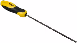 Lima tonda per catena motosega Stanley gialla 4x200mm