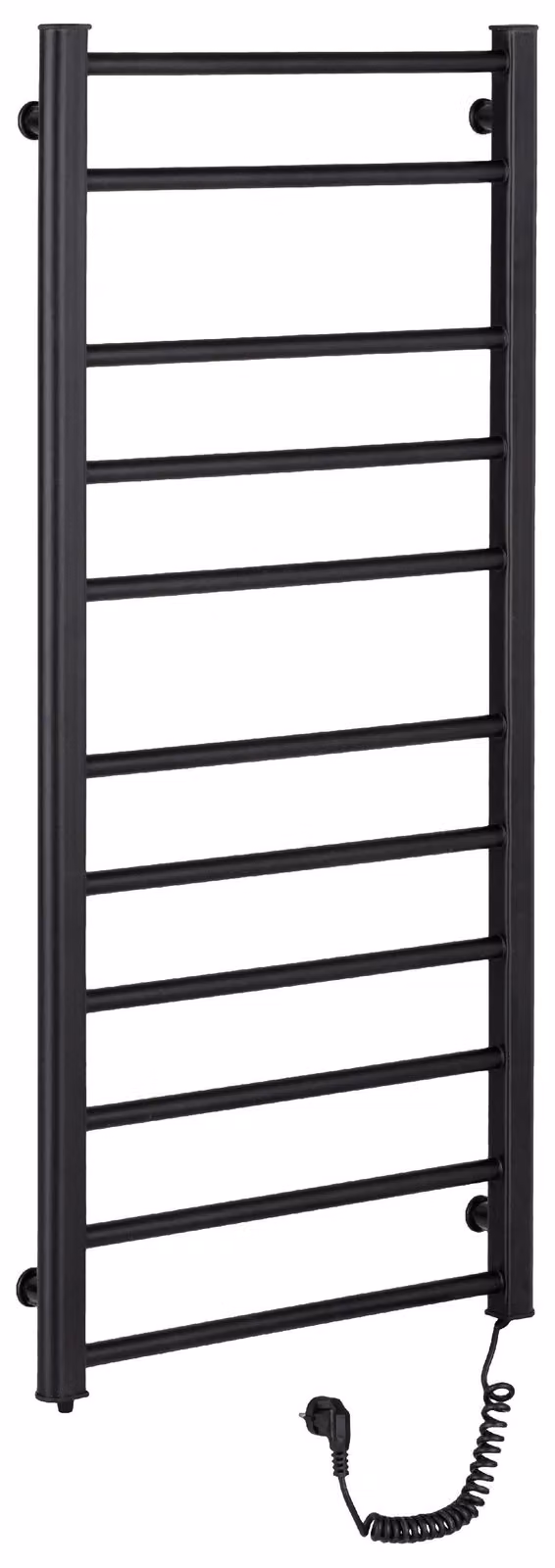 CERANO - Scaldasalviette elettrico Domenico - 187 W - nero opaco - 1160x550 mm