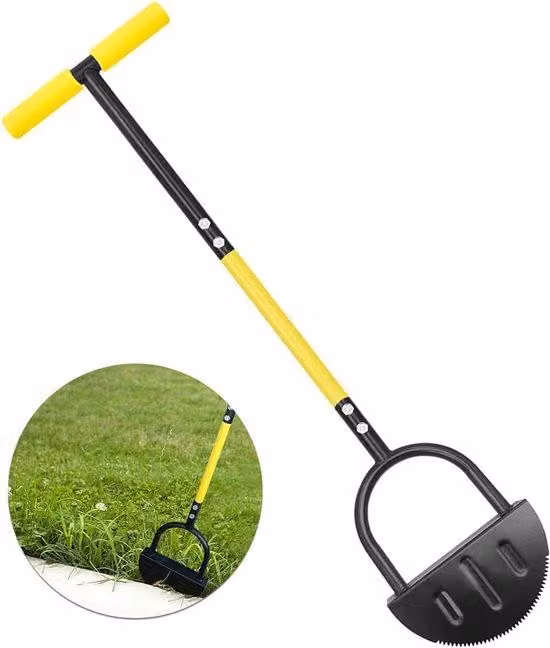 Tagliaerba a V, nero, lungo 42 pollici – lama lunga 9 pollici – ideale per strade, vialetti e aiuole