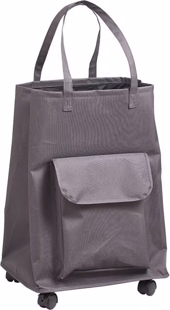 Cesta porta biancheria con ruote e manici Zeller Present Grigio