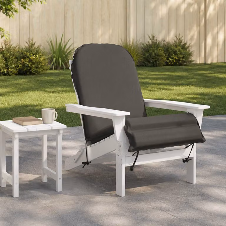 vidaXL Cuscino per Lounger Sole GEMERT Antracite in Poliestere con Rivestimento Lavabile e Resistente ai Raggi UV
