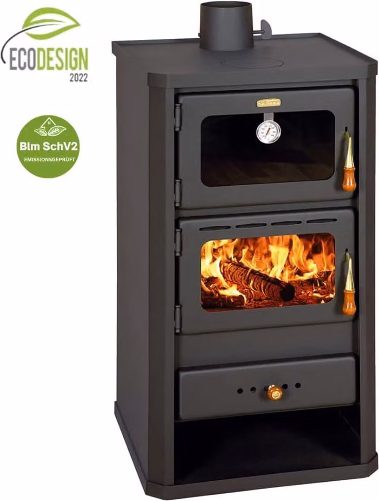 Stufa a legna con forno Camino Prity FM 12,1 kw