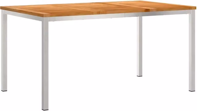 Tavolino da Giardino | Tavolo da Pranzo Marrone 150 x 90 x 75 cm Legno di teak solido