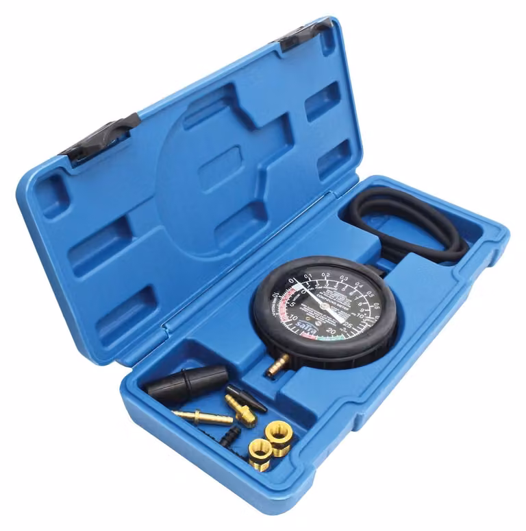 Tester pompa benzina, manometro carburatore pressione vuoto carburante auto, manometri compressione , 1 bar fino a 0, 7 bar,per auto e moto, Satra
