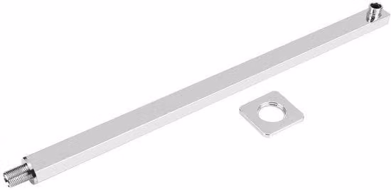 Prolunga per doccia da 60 cm - struttura in acciaio - fissaggio a parete - resistente alla corrosione - montaggio semplice - estensione per doccia