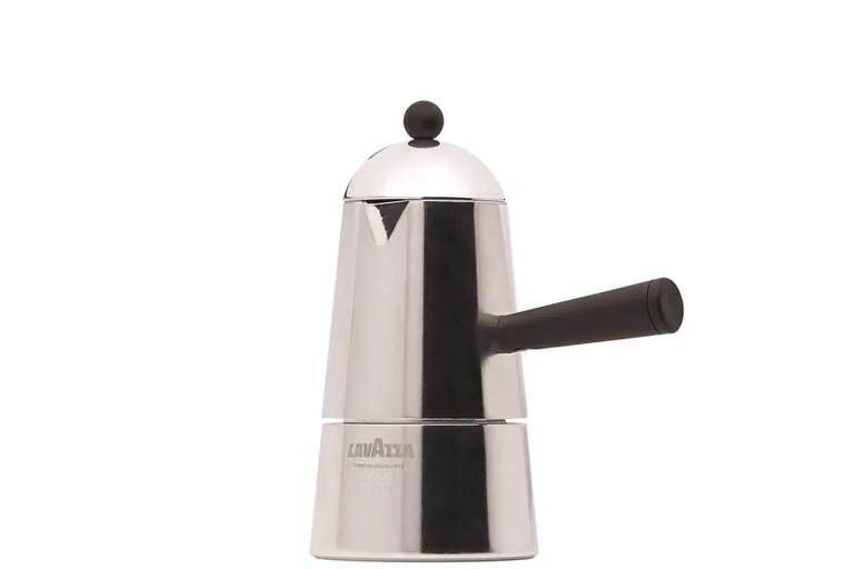 Caffettiera 'Carmencita Classic' di Ilsa, in alluminio, con Manico e Pomolo nero in Nylon, 1 tazza