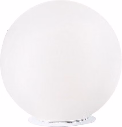 Lampada da Tavolo EMILY Rossini Group in Vetro Bianco, Diametro: 16 cm, Attacco E14 60W IP20