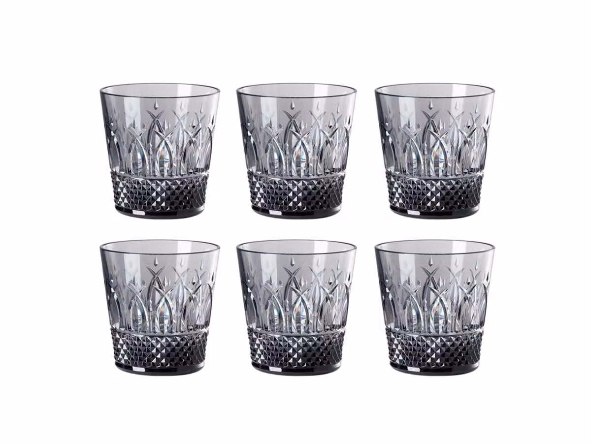 Italia Set da 6 Bicchieri - Grigio