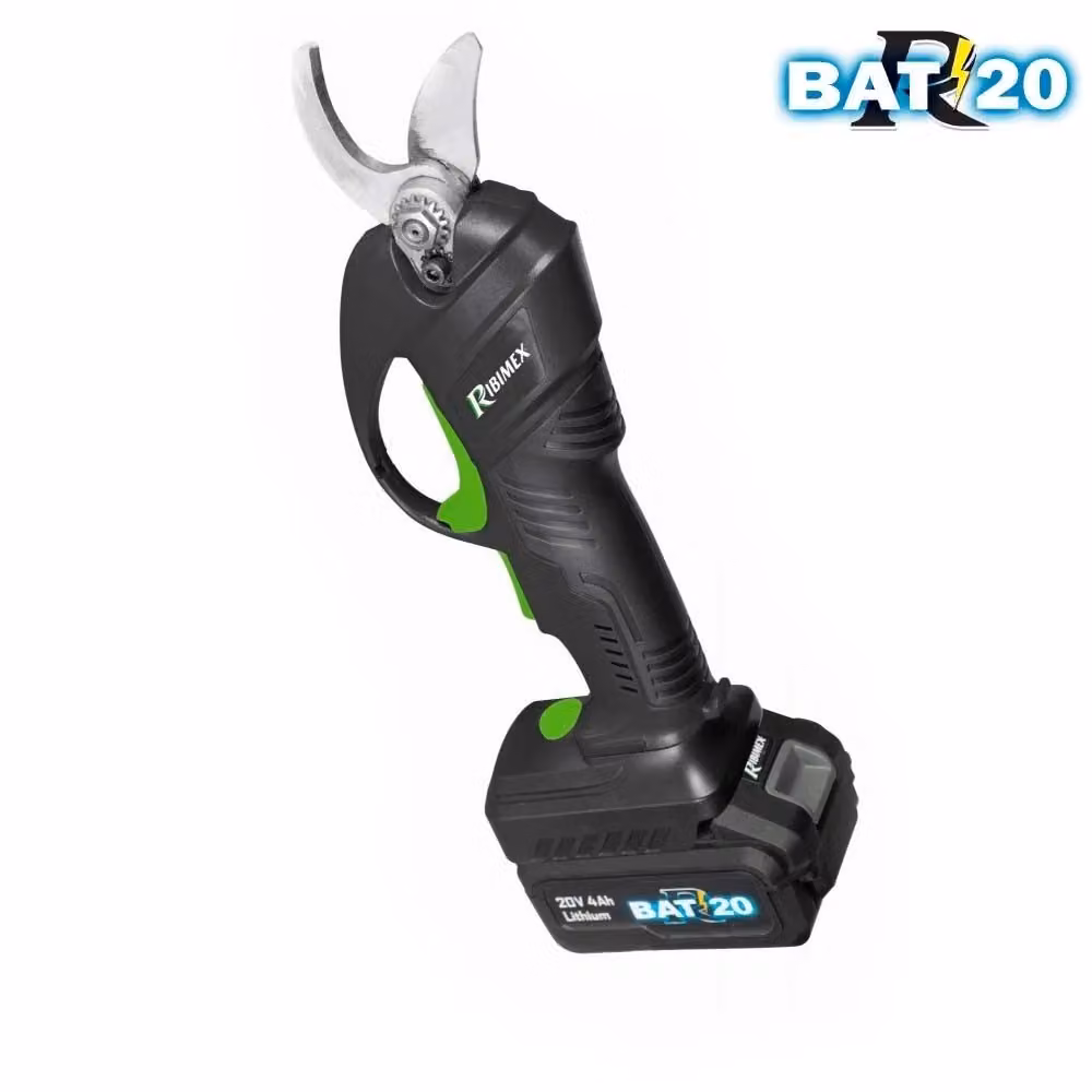 Forbice Professionale da Potatura con Batteria Ricaricabile Ribimex in Acciaio Nero – 2