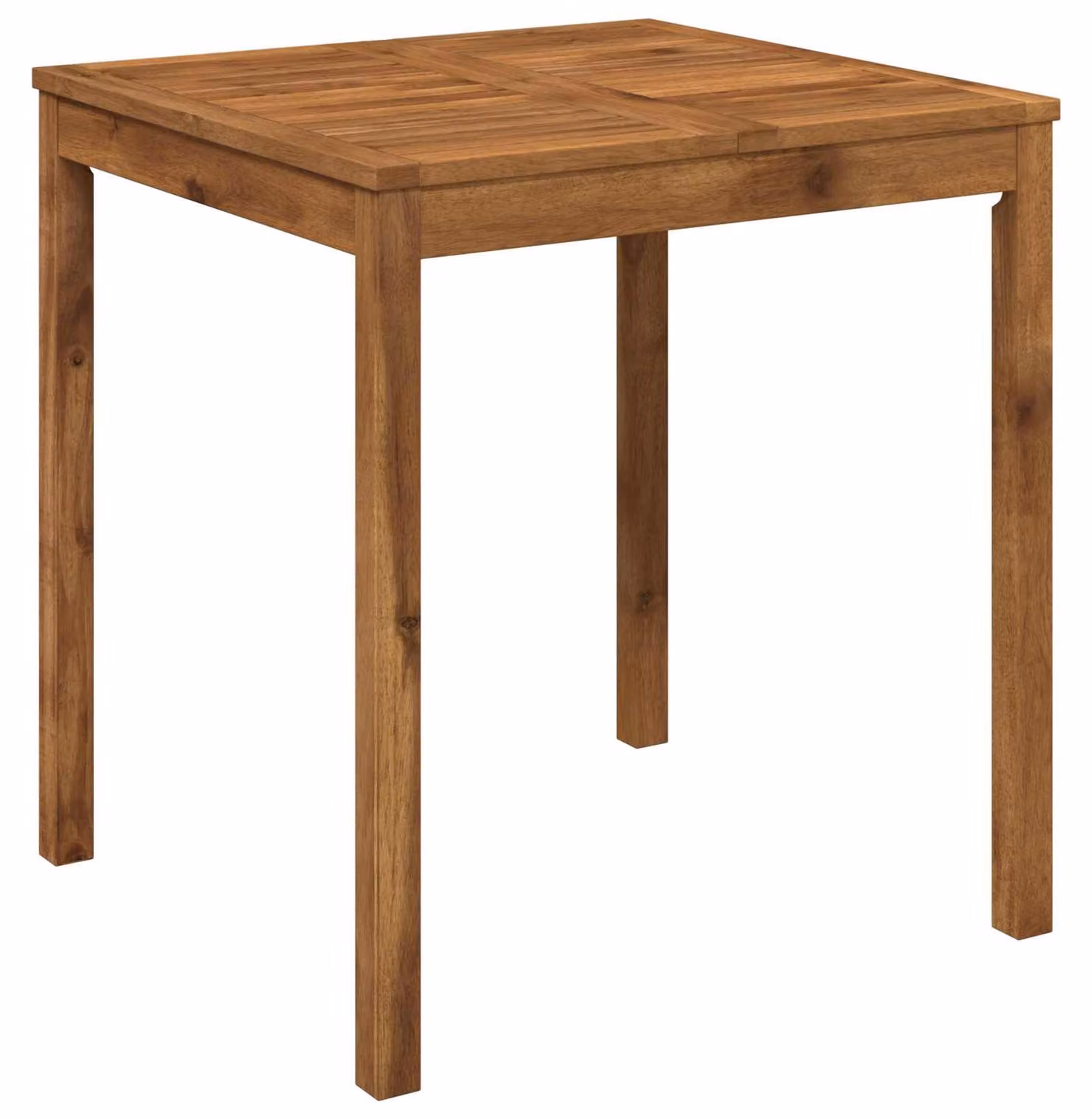 Tavolo da giardino, legno massello di acacia, dimensioni 70 x 68,5 x 75 cm