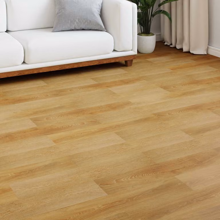 vidaXL Pavimento in laminato effetto legno Marrone, confezione da 15 pezzi, L: 101 cm, P: 20 cm, H: 0,8 cm