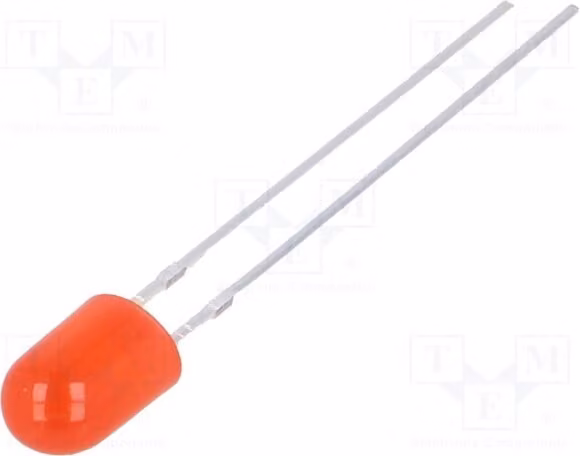 2x LED OSR5WA5HA4B-NO, diodi LED a montaggio traversa, forma ovale, 2180÷3000 mcd, angolo di emissione 100/40°, dimensioni 5,1x4,3 mm, colore rosso, forma ovale