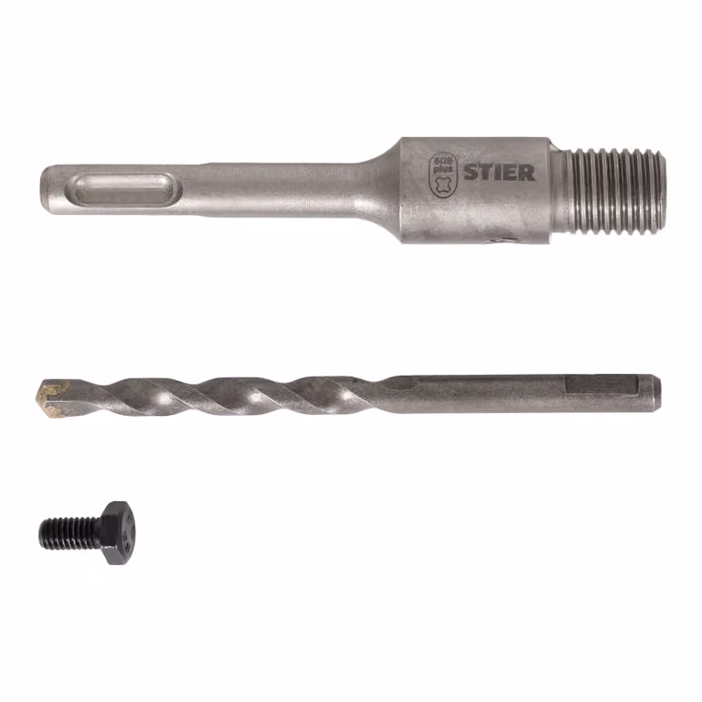STIER SDS-Plus M16 gambo 110 mm incl. punta centrale per carotiere cavo