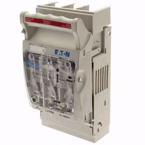 Sezionatore Eaton, bassa tensione, 160 A, AC 690 V, NH000, AC21B, 3P, IEC, terminali a ponte S, montaggio su guida DIN opzionale EBH000O3TS5-D