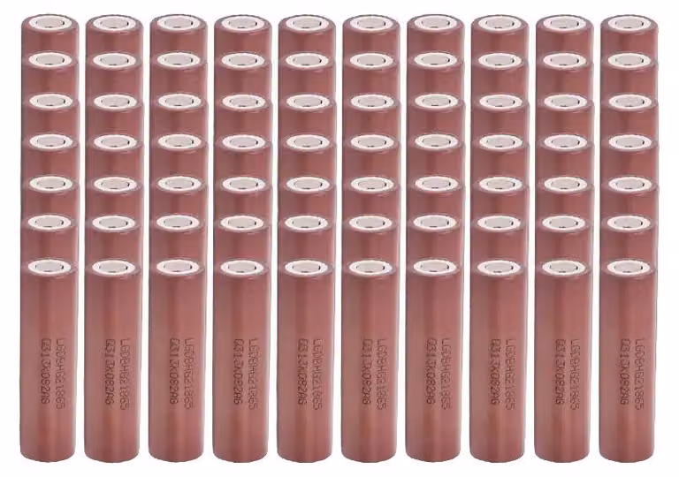 Batteria agli ioni di litio ricaricabile, capacità di 3000 mAh, scarica di 30 A, modello HG2-3000mAh, quantità: 70 pezzi