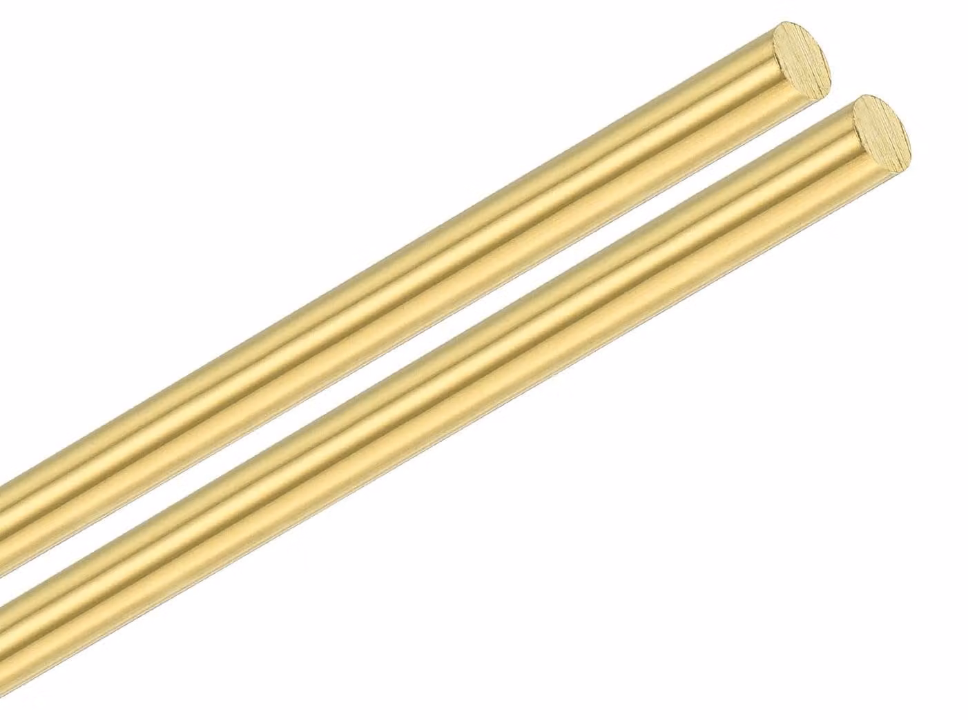Barre di ottone, 2 pezzi, 3x300 mm, qualità H59, per progetti fai-da-te e modellismo