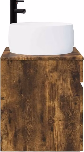 Mobile Lavabo | Armadio Lavabo da parete Rovere Fumo 49 x 44,5 x 66 cm