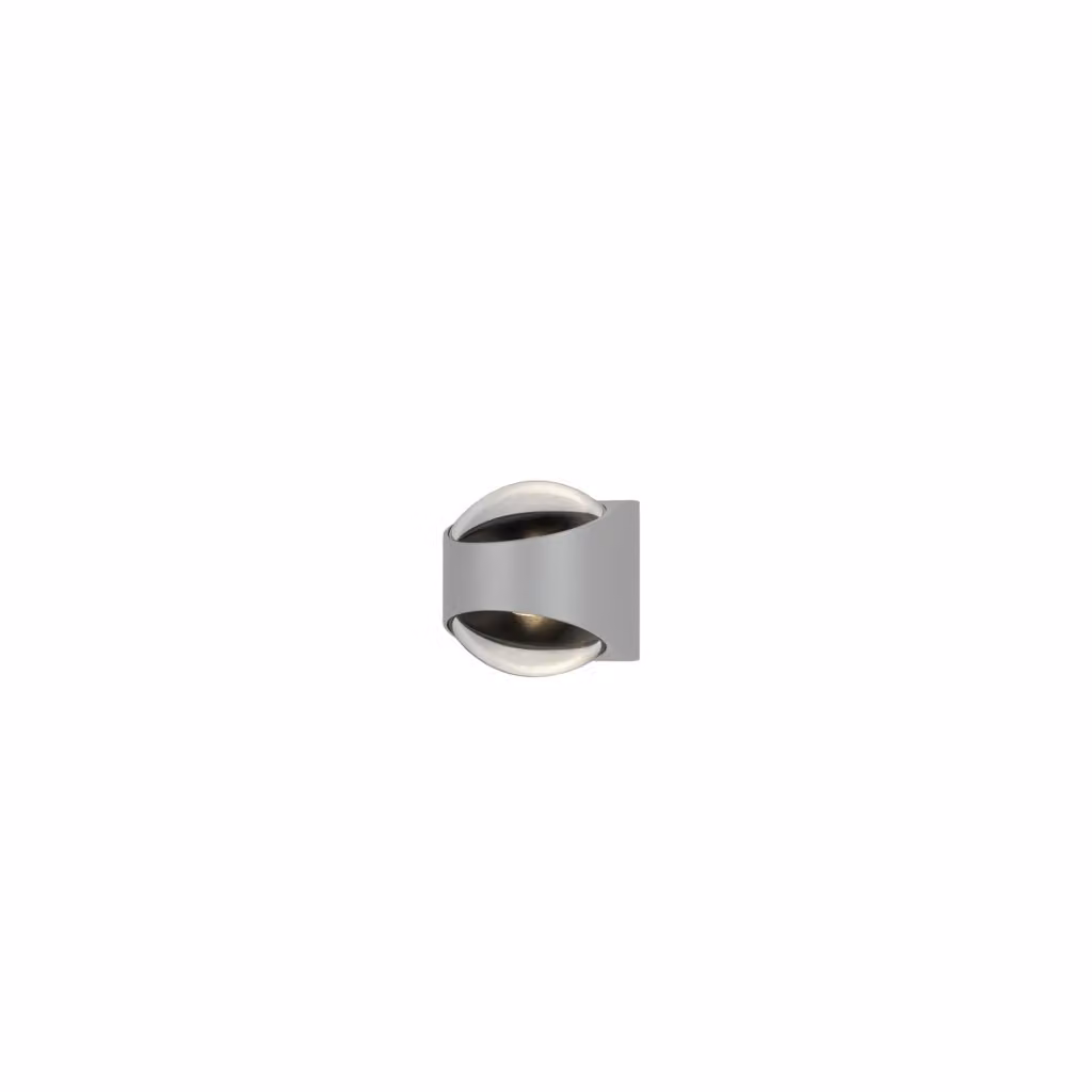 Konstsmide applique Bitonto | bianco | alluminio/vetro trasparente | LED ad alta potenza | 2x5,5W | IP54 | 7884-250