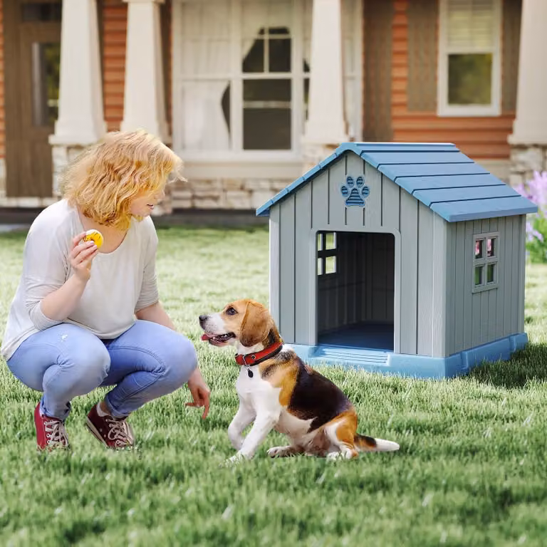 Cuccia per cani - Casa per cani - Piccolo rifugio per cani - Cuccia per cani - Alloggio per cani - Plastica impermeabile