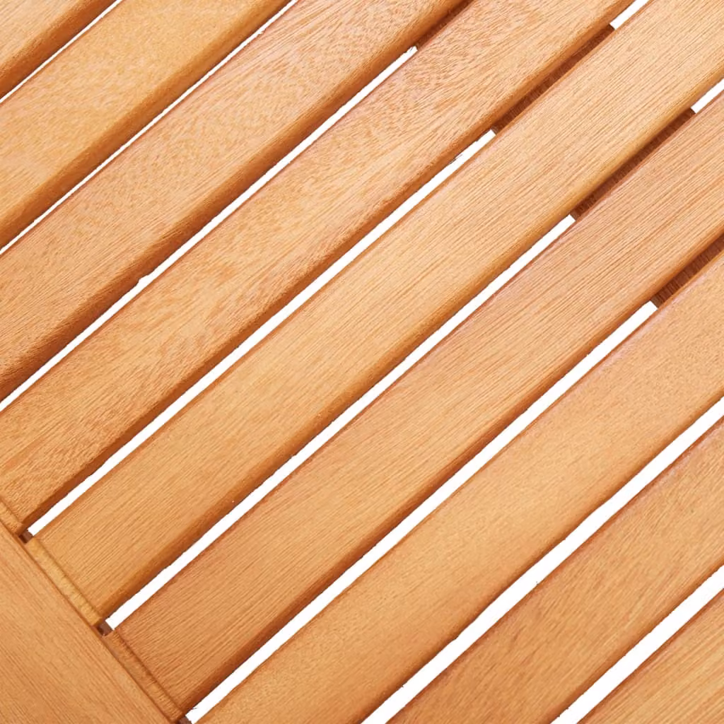 vidaXL Panca da giardino a 2 posti 120 cm in legno massiccio di eucalipto