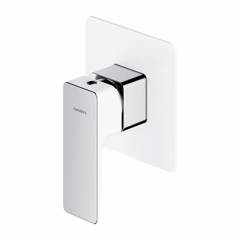 Omnires PARMA PM7445CRB Miscelatore doccia incasso, cromato-bianco