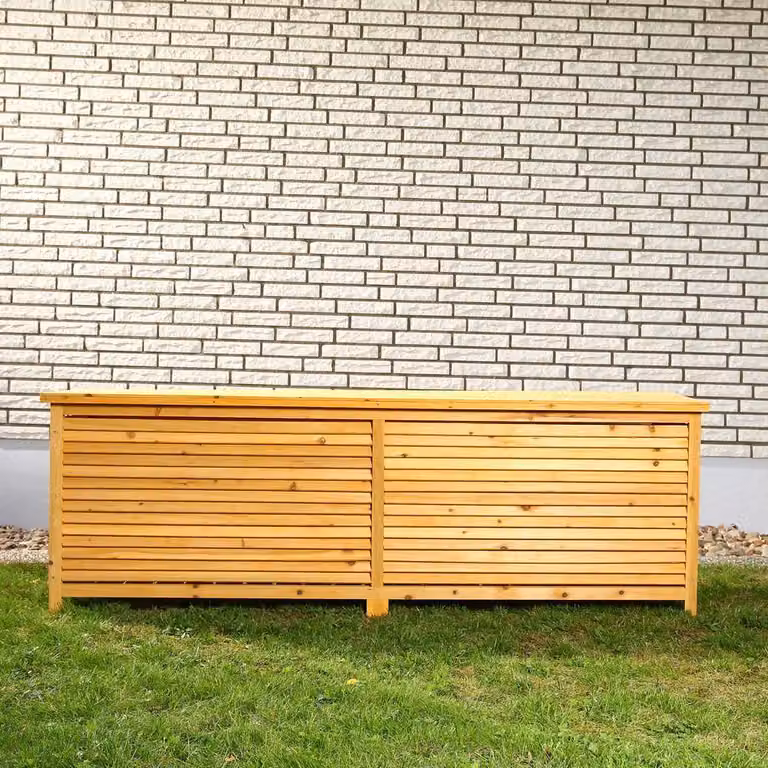 Mucola Cassetta per cuscini in legno Cassetta per cuscini 170 cm Cassetta da giardino Cassetta da giardino Cassetta di legno Cassetta di legno Cassetta di legno