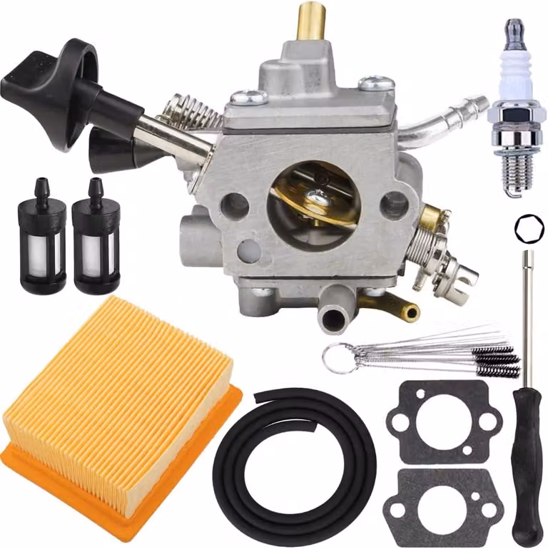 Carburatore di ricambio per motoseghe Stihl BR800, BR800X, BR800CE, completo di filtro dell'aria, candela, guarnizione e filtro del carburante