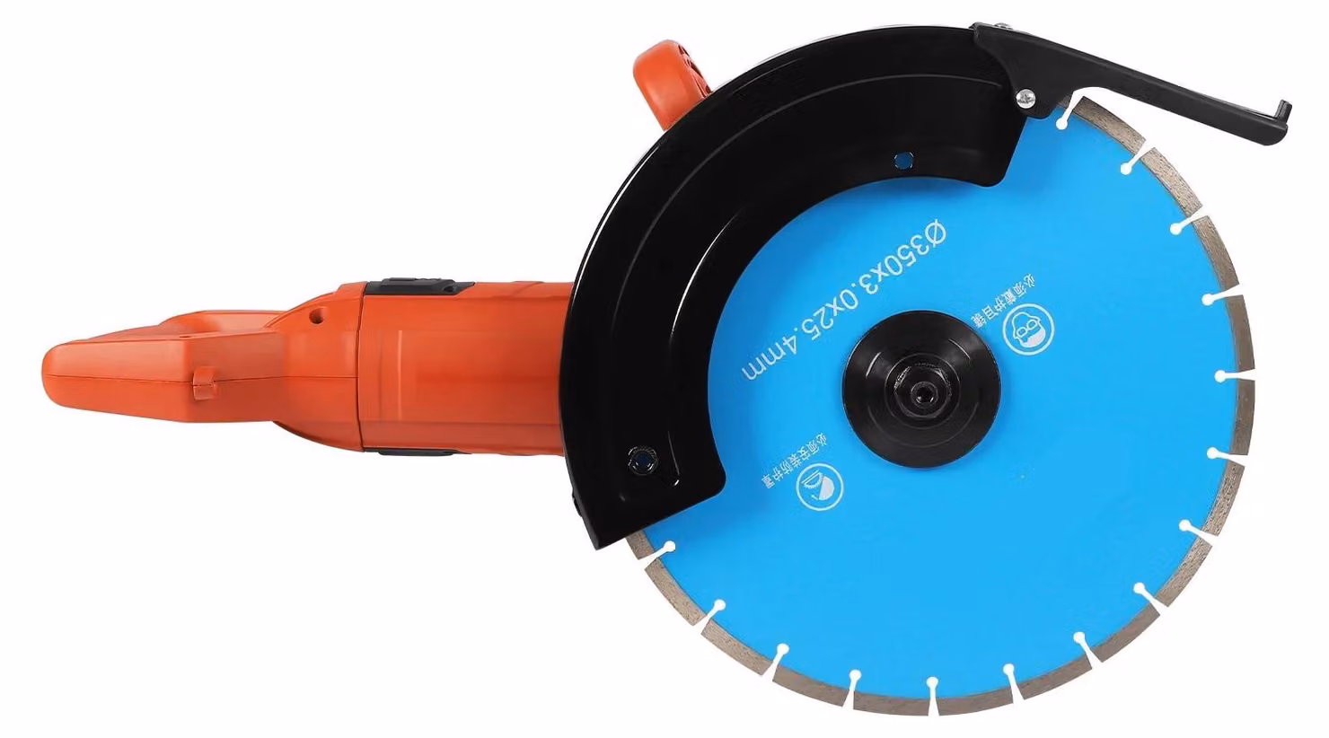 Troncatrice per cemento elettrica - sega diamantata - tagliapiastrelle - motore da 3000W - lama da 35 cm