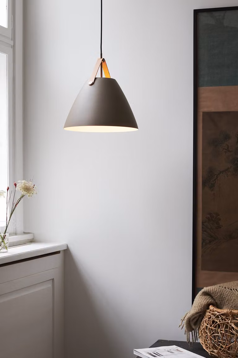 Strap TM 36 Lampada a sospensione E27 Beige