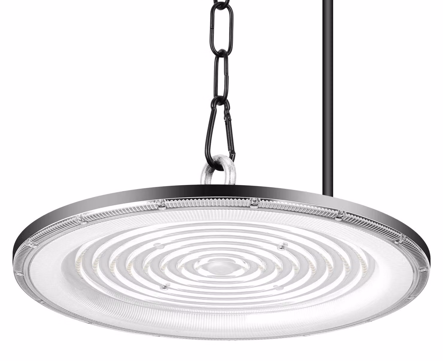 Lampada LED UFO per miniere - Lampada industriale per grandi ambienti - 800 W - Confezione da 2 - Alimentazione a corrente alternata - Impermeabile - Estremamente luminosa