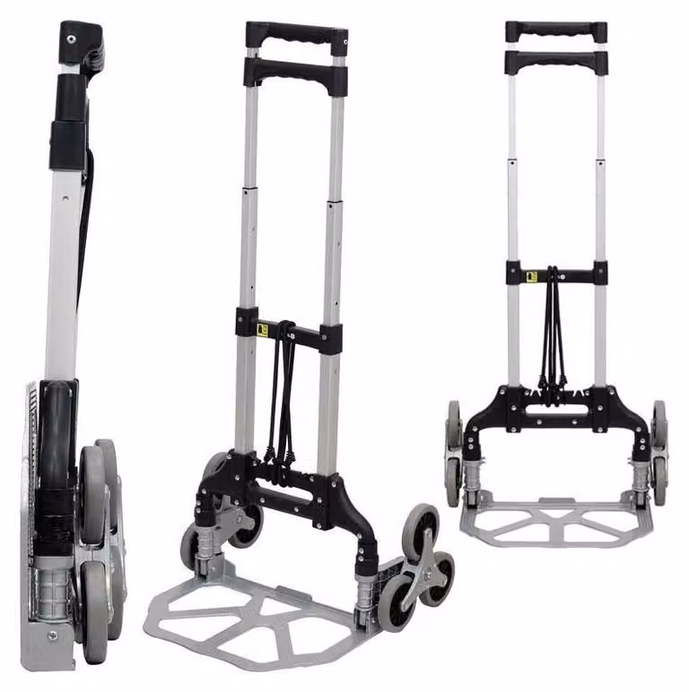 Carrello per scale pieghevole fino a 70 kg, carrello di trasporto