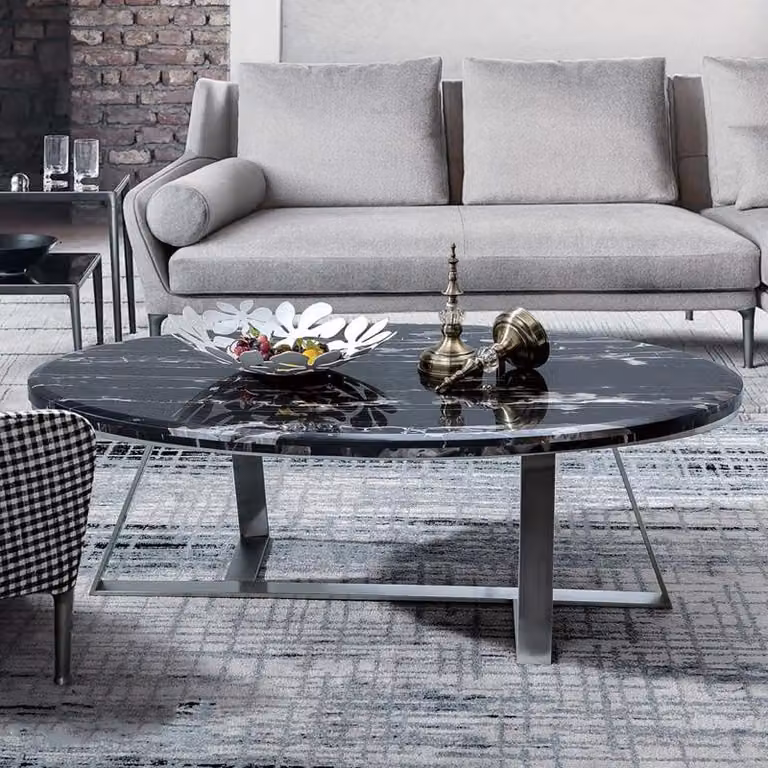 Couch Tisch Rund Tische Runde Sofa Metall Glas Beistell Designer Wohn zimmer