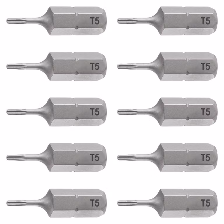 Elzusha - Set di 10 punte a stella (Torx) per cacciavite, per riparazioni affidabili