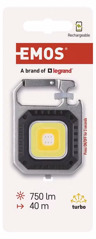 Torcia EMOS COB LED 7IN1 500 MAH 750LM