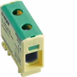 Terminale di collegamento Hager 2,5-50 qmm, verde-giallo K50AE