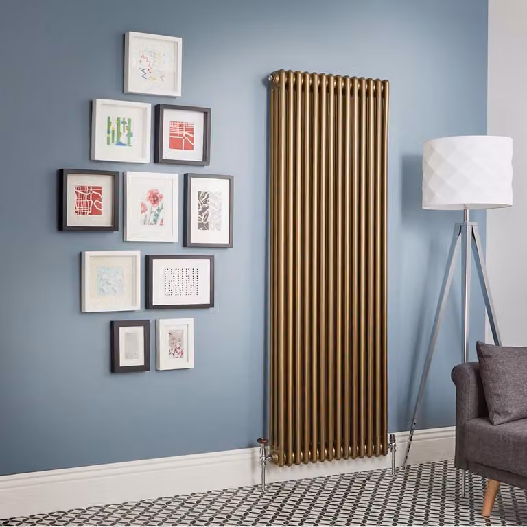 Radiatore Tradizionale 3 Colonne Bronzo Metallizzato 1800x650mm - Alta Resa - Stile Classico