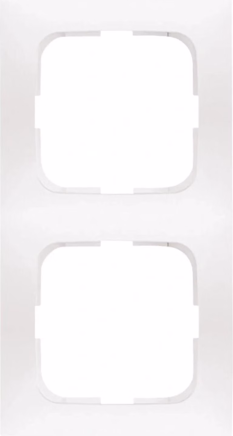 Cornice Busch-Jaeger, doppia, Reflex SI, bianco alpino, 1 pz.
