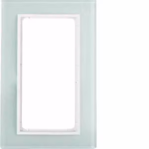 Berker 13096909 Cornice in vetro con ampia apertura, bianco polare, Berker B.7