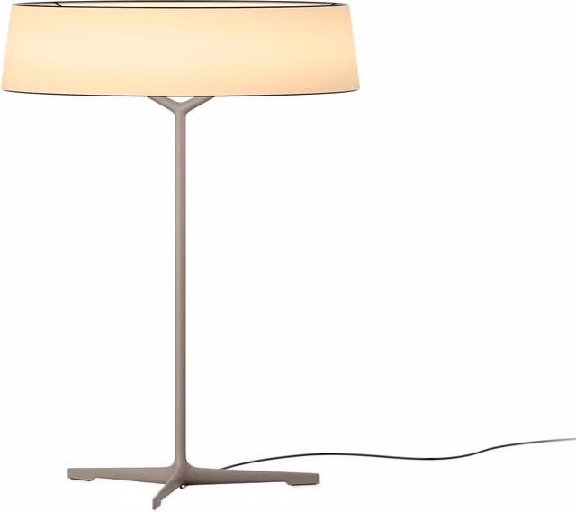 Vibia Dama Lampada da tavolo beige con tecnologia LED dimmabile