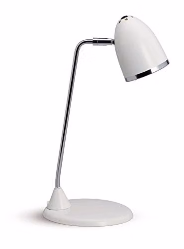 Maul Lampada da scrivania MAULstarlet, Bianco / Opale, Studio / Ufficio, Metallo, Vintage, Lampada da tavolo