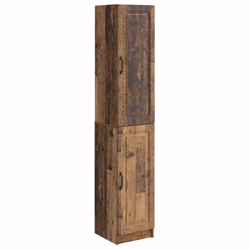 Set di 2 armadi a muro vidaXL in legno color marrone opaco per soggiorno o ufficio in casa – 2